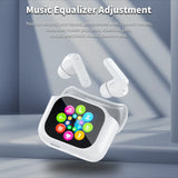 TWS Bluetooth Earbuds with 4-5H Playtime, 300mAh Charging Case, AAC/SBC Audio Decoding - 10M Range