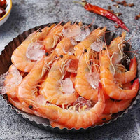Large-Size Shrimp · Elegant Ring Presentation · Ideal for Sharing