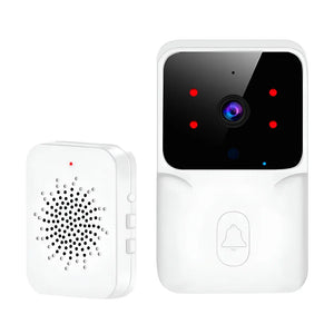 WiFi Video Doorbell Wireless HD Camera PIR Motion Detection IR Alarm Security